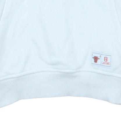 Mens UK Size M Primark White Pullover Hoodie