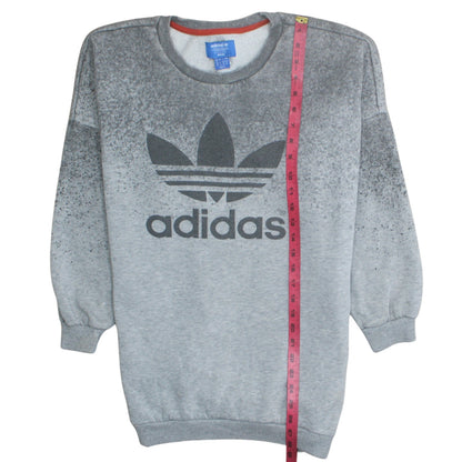 Unisex Adults UK Size L adidas Grey Pullover Sweatshirt
