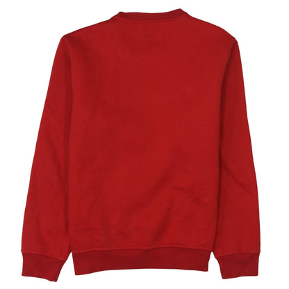Mens UK Size L Champion Red Pullover Sweatshirt