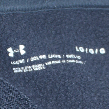 Mens UK Size L Under armour Black Pullover Hoodie