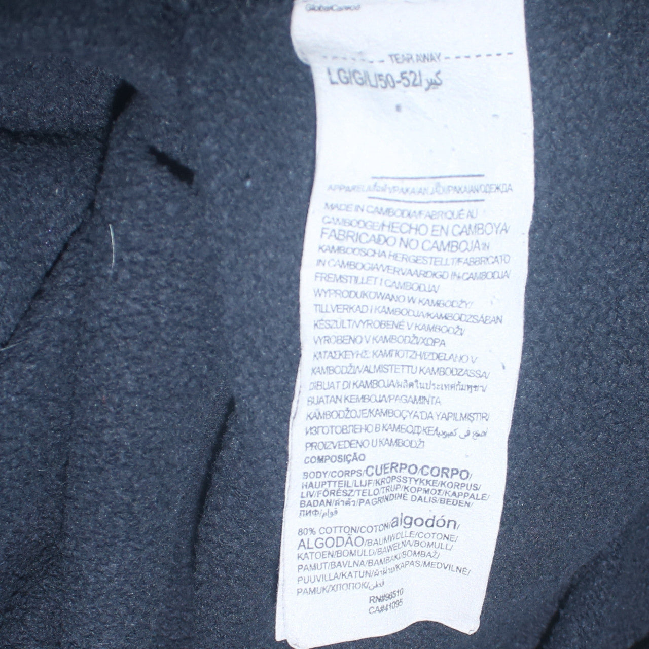 Mens UK Size L Under armour Black Pullover Hoodie