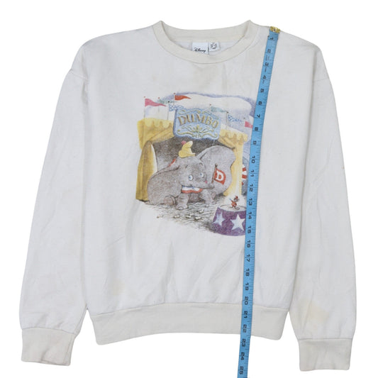 Womens UK Size XS Disney White Pullover Sweatshirt