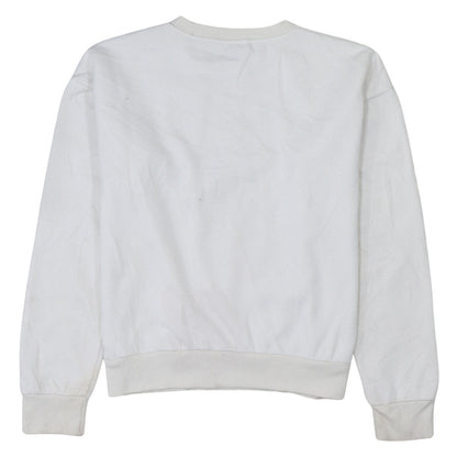Womens UK Size XS Disney White Pullover Sweatshirt