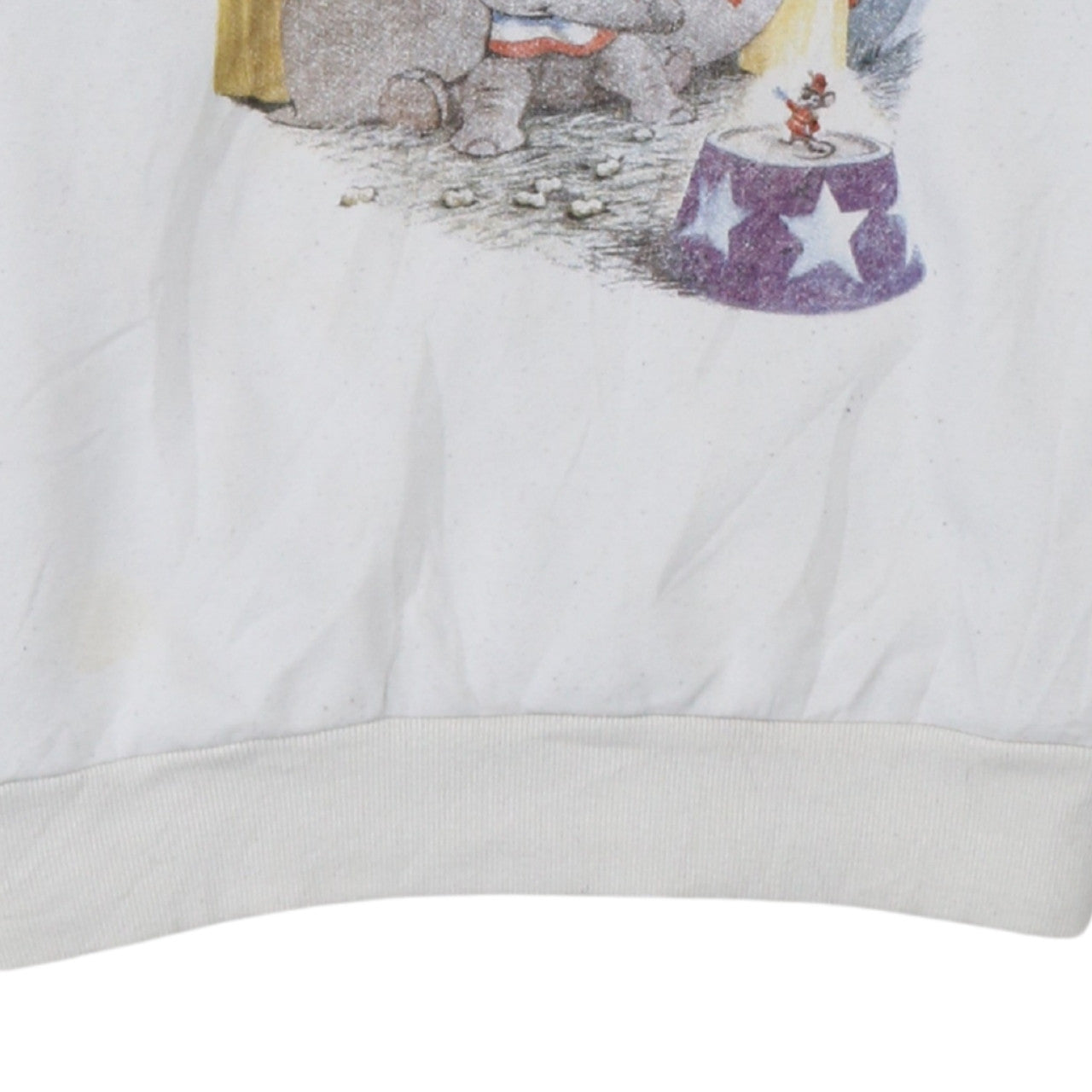 Womens UK Size XS Disney White Pullover Sweatshirt