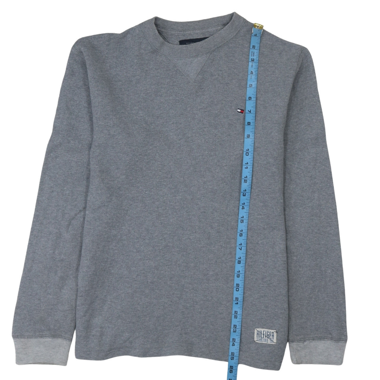 Mens UK Size M Tommy Hilfiger Grey Pullover Sweatshirt