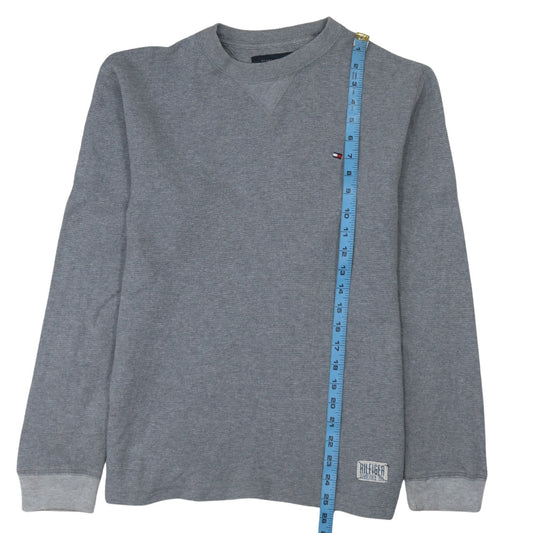 Mens UK Size M Tommy Hilfiger Grey Pullover Sweatshirt