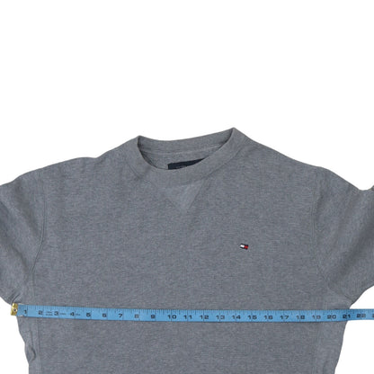 Mens UK Size M Tommy Hilfiger Grey Pullover Sweatshirt