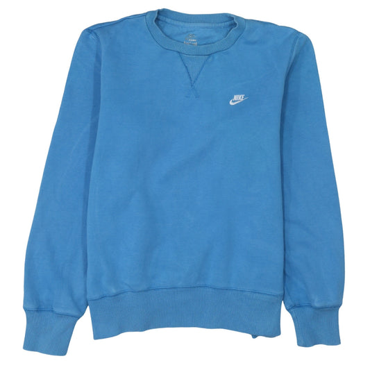Mens UK Size M Nike Blue Pullover Sweatshirt