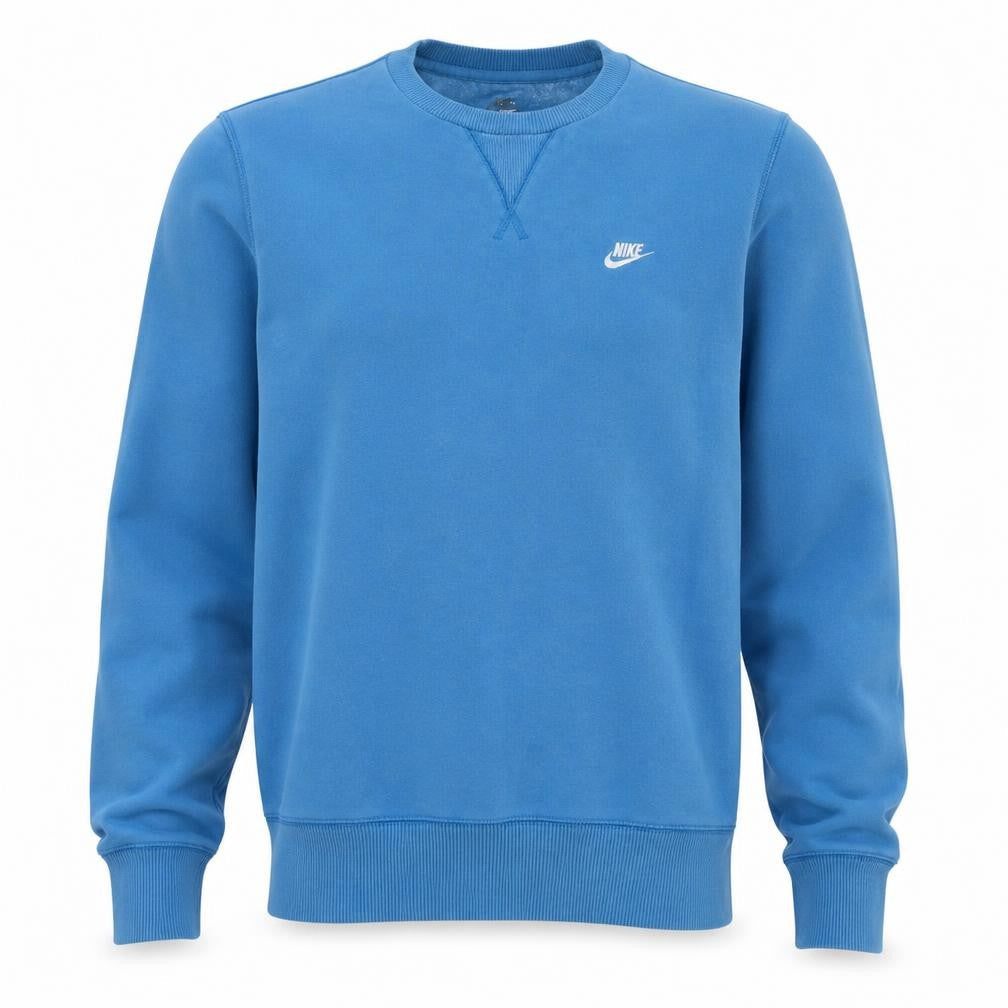Mens UK Size M Nike Blue Pullover Sweatshirt