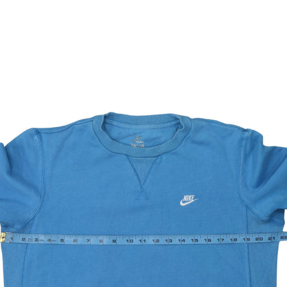 Mens UK Size M Nike Blue Pullover Sweatshirt