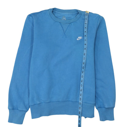 Mens UK Size M Nike Blue Pullover Sweatshirt