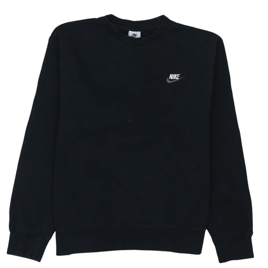 Mens UK Size M Nike Black Pullover Sweatshirt