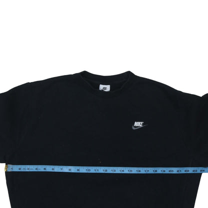 Mens UK Size M Nike Black Pullover Sweatshirt