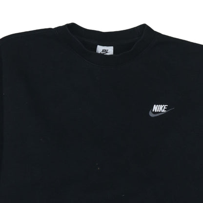 Mens UK Size M Nike Black Pullover Sweatshirt