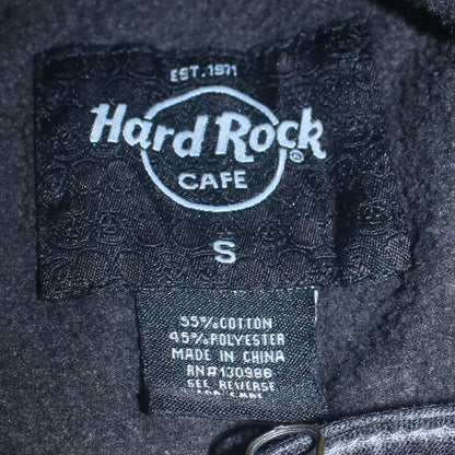 Mens UK Size S Hard Rock Cafe Black Full Zip Hoodie