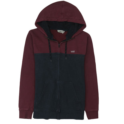 Mens UK Size M VANS Multicoloured Full Zip Hoodie