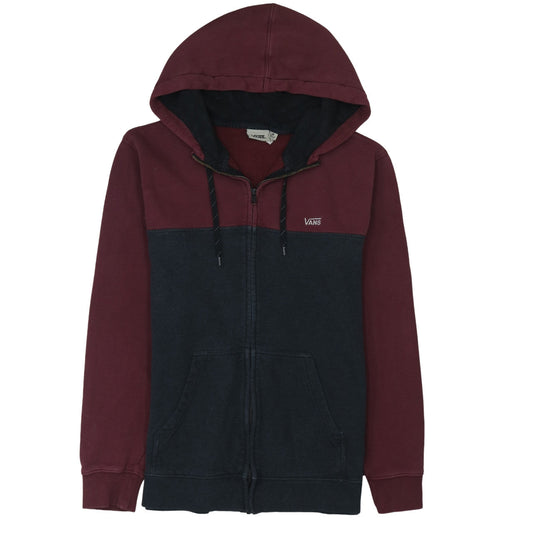 Mens UK Size M VANS Multicoloured Full Zip Hoodie
