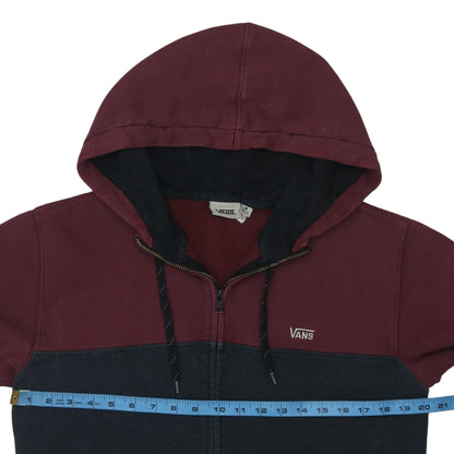 Mens UK Size M VANS Multicoloured Full Zip Hoodie