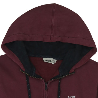 Mens UK Size M VANS Multicoloured Full Zip Hoodie