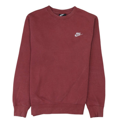 Mens UK Size S Nike Red Pullover Sweatshirt