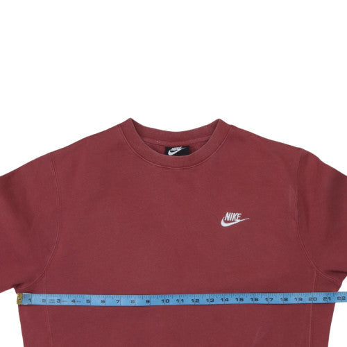 Mens UK Size S Nike Red Pullover Sweatshirt