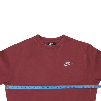 Mens UK Size S Nike Red Pullover Sweatshirt