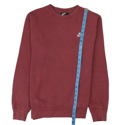Mens UK Size S Nike Red Pullover Sweatshirt