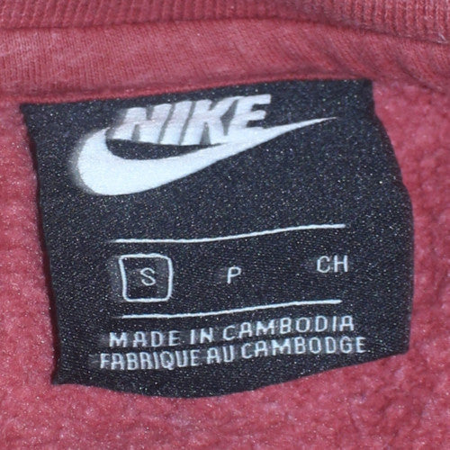 Mens UK Size S Nike Red Pullover Sweatshirt