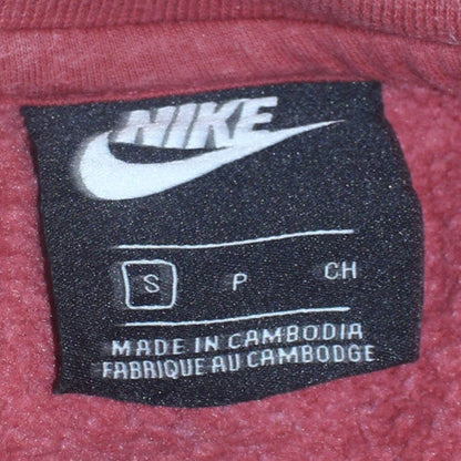 Mens UK Size S Nike Red Pullover Sweatshirt
