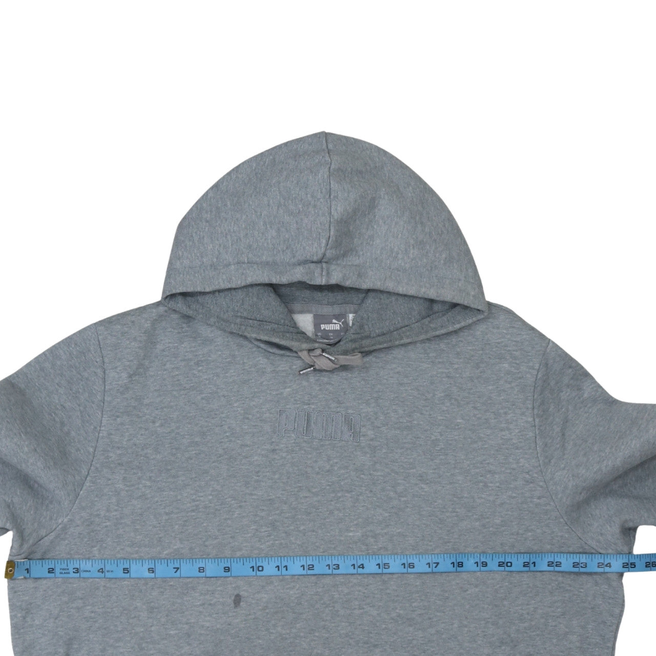 Mens UK Size XL PUMA Grey Pullover Hoodie