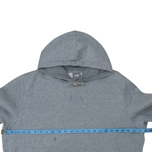 Mens UK Size XL PUMA Grey Pullover Hoodie