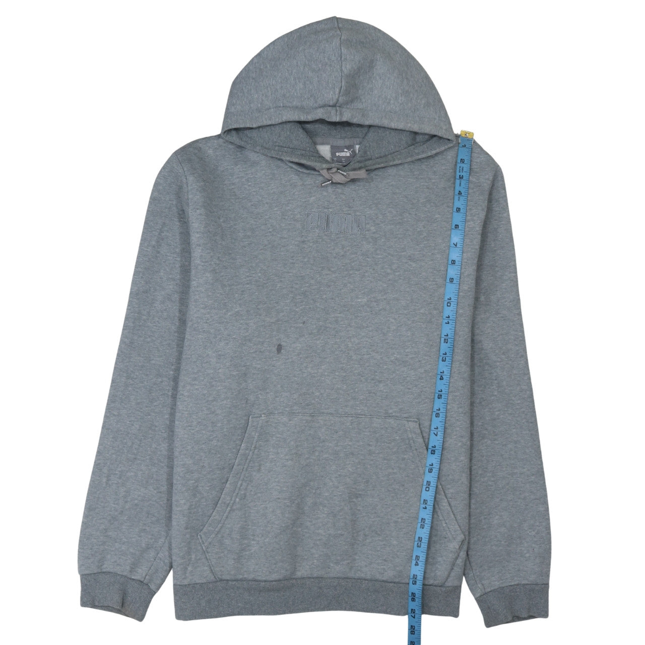 Mens UK Size XL PUMA Grey Pullover Hoodie