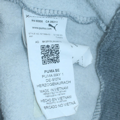 Mens UK Size XL PUMA Grey Pullover Hoodie