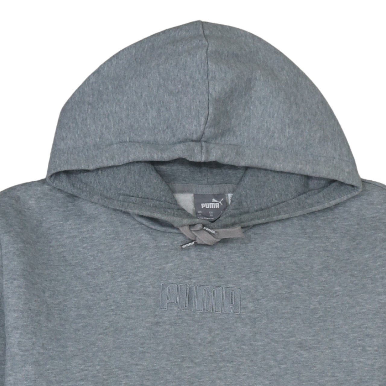 Mens UK Size XL PUMA Grey Pullover Hoodie