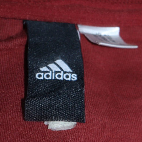 Mens UK Size L adidas Red Pullover Sweatshirt