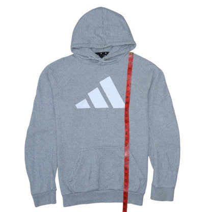 Mens UK Size M adidas Grey Pullover Hoodie