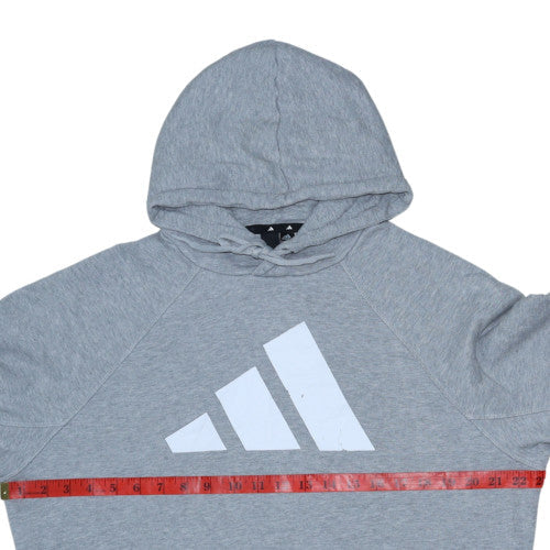 Mens UK Size M adidas Grey Pullover Hoodie