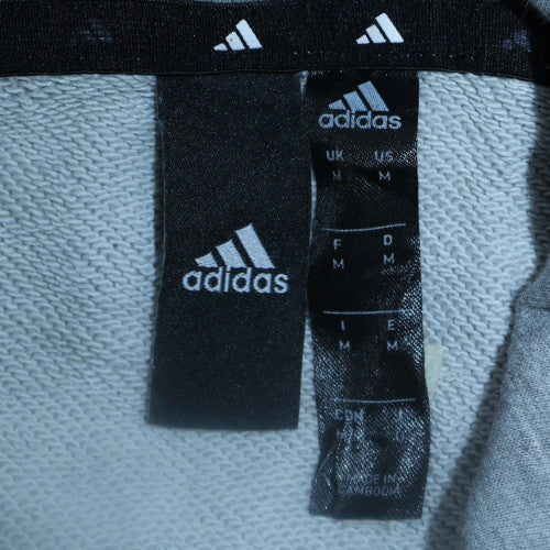Mens UK Size M adidas Grey Pullover Hoodie
