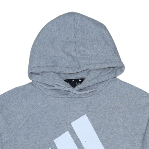 Mens UK Size M adidas Grey Pullover Hoodie