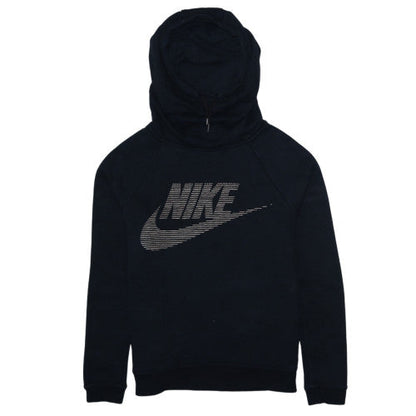 Mens UK Size M Nike Black Pullover Hoodie