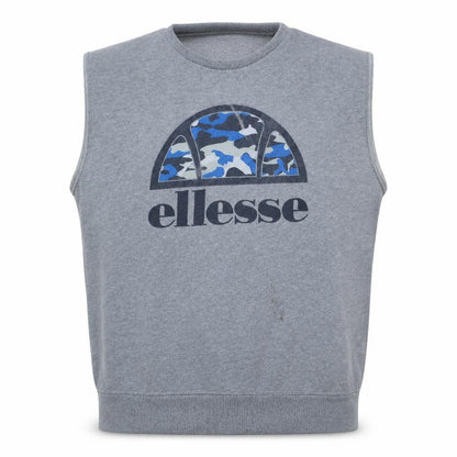 Mens UK Size XL ellesse Grey Vest Sweatshirt
