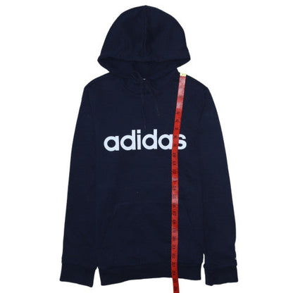 Womens UK Size S adidas Blue Pullover Hoodie