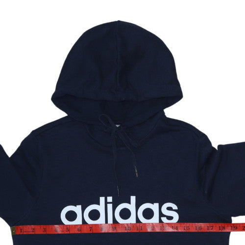 Womens UK Size S adidas Blue Pullover Hoodie