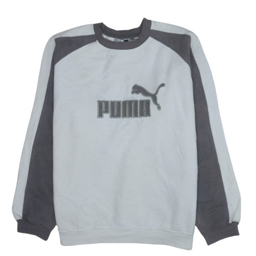 Mens UK Size L PUMA Grey Pullover Sweatshirt
