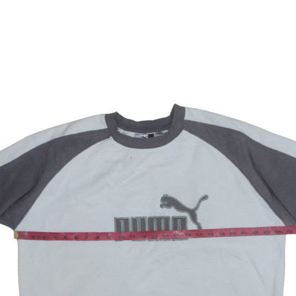 Mens UK Size L PUMA Grey Pullover Sweatshirt