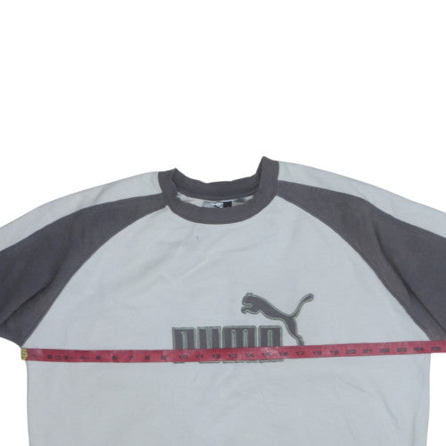 Mens UK Size L PUMA Grey Pullover Sweatshirt