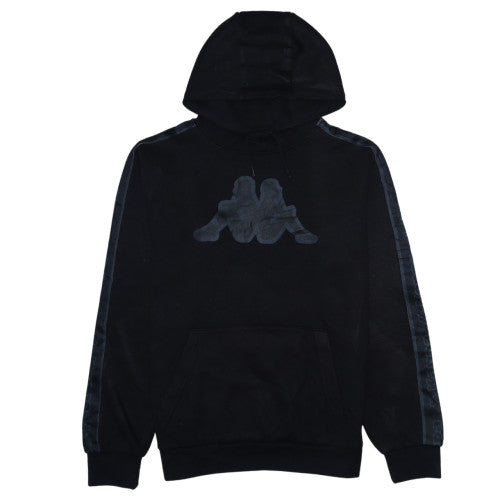 Mens UK Size M Kappa Black Pullover Hoodie