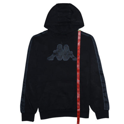 Mens UK Size M Kappa Black Pullover Hoodie