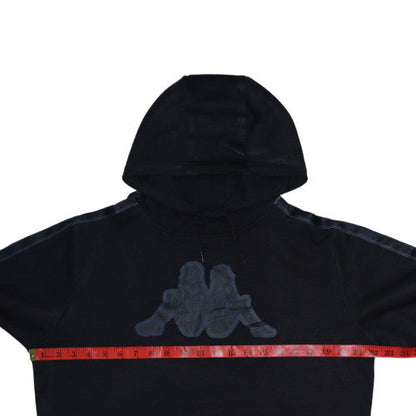 Mens UK Size M Kappa Black Pullover Hoodie