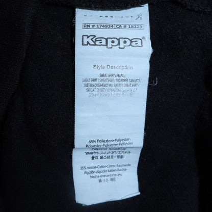 Mens UK Size M Kappa Black Pullover Hoodie